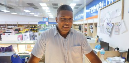 Domingo Gerónimo, supervisor del área de electrodomésticos de una sucursal de Plaza Lama
