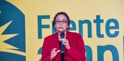 María Teresa Cabrera, presidenta del Frente Amplio