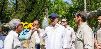 Presidente Abinader en el Zoológico Nacional