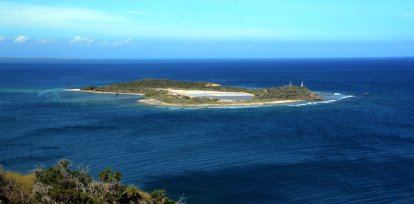 Esta es parte de la vista del océano Atlántico que se observa desde lo alto de El Morro. Jorge González
