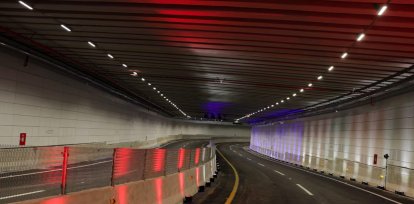 Interior del túnel de la Luperon