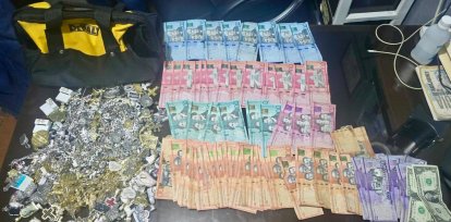 Prendas y dinero recuperado