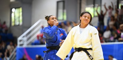 Ana Rosa se emociona al lograr el primer oro para República Dominicano