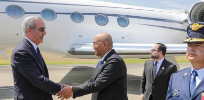 Está previsto que el jeje del Estado regrese esta noche a República Dominicana.