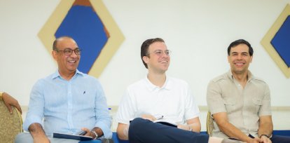 Deligne Ascención, Juan Garrigó Mejía y Roberto Ángel Salcedo
