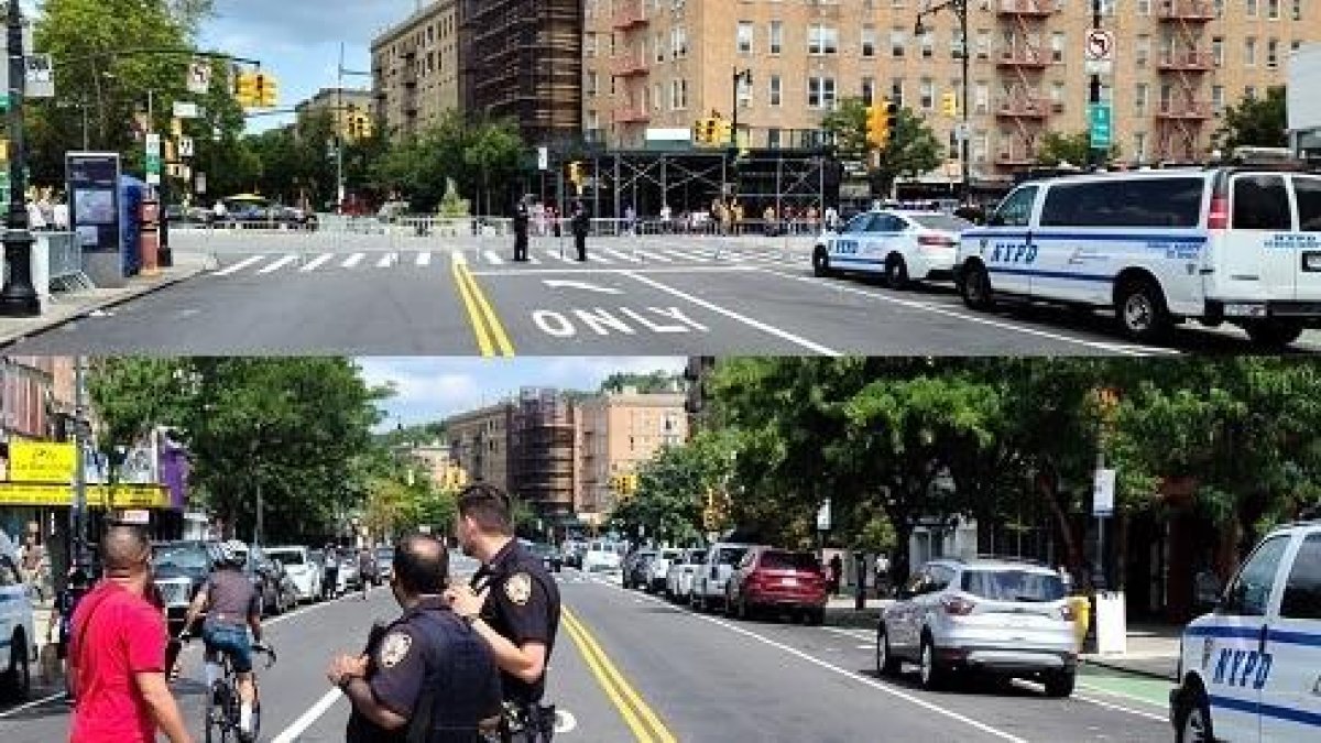 700 policías evitan nuevos disturbios en calle Dyckman de NY