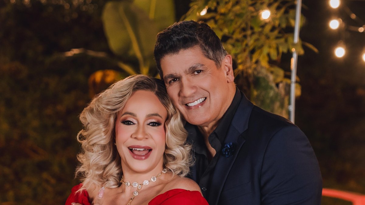 Eddy Herrera y Miriam Cruz.