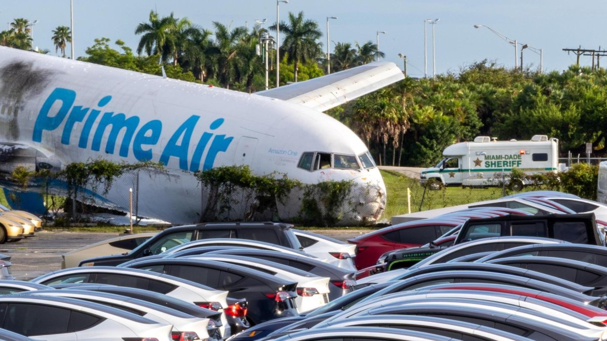 Avión accidentado de Amazon
