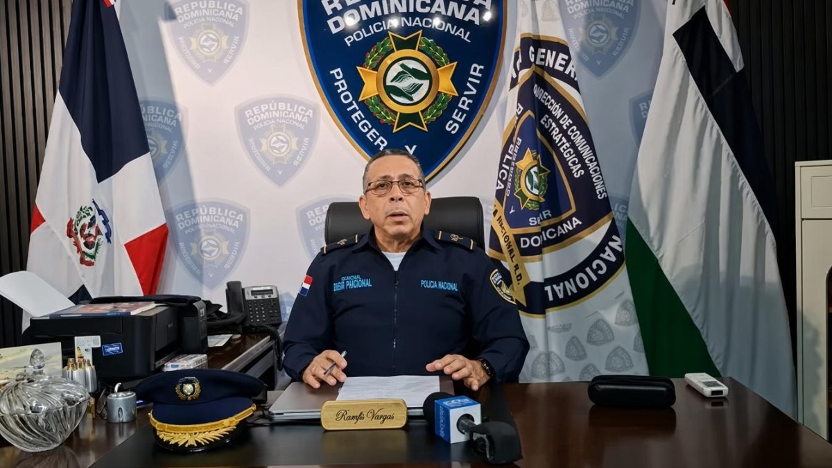 El vocero de la Policía Nacional, coronel Diego Pesqueira.