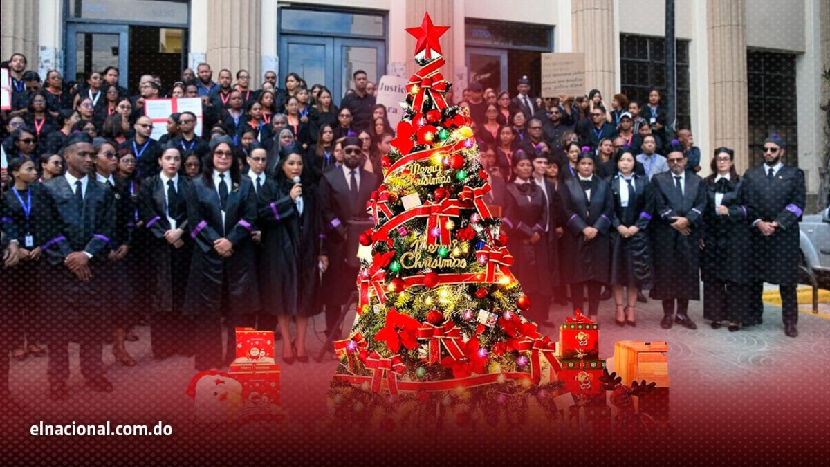 “Un lujo innecesario”: jueces cuestionan árbol navideño de RD$11 millones en el Poder Judicial