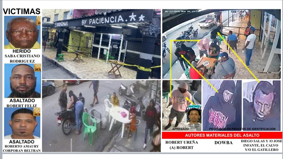 PN desmantela banda de atracadores en el DN y SDE; detienen a “El Deportado” y “Robin Gánster”