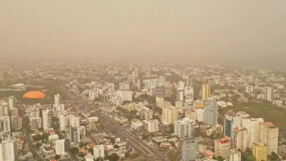Polvo del Sahara afectará la calidad del aire en República D