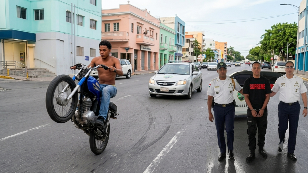 ¡Por andar calibrando! Detienen motorista y aplica