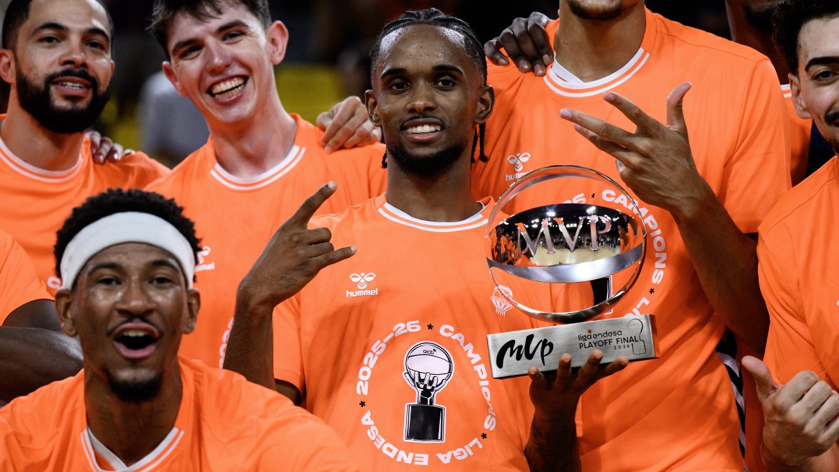 Jean Montero lidera al Valencia Basket al título y es MVP de la final