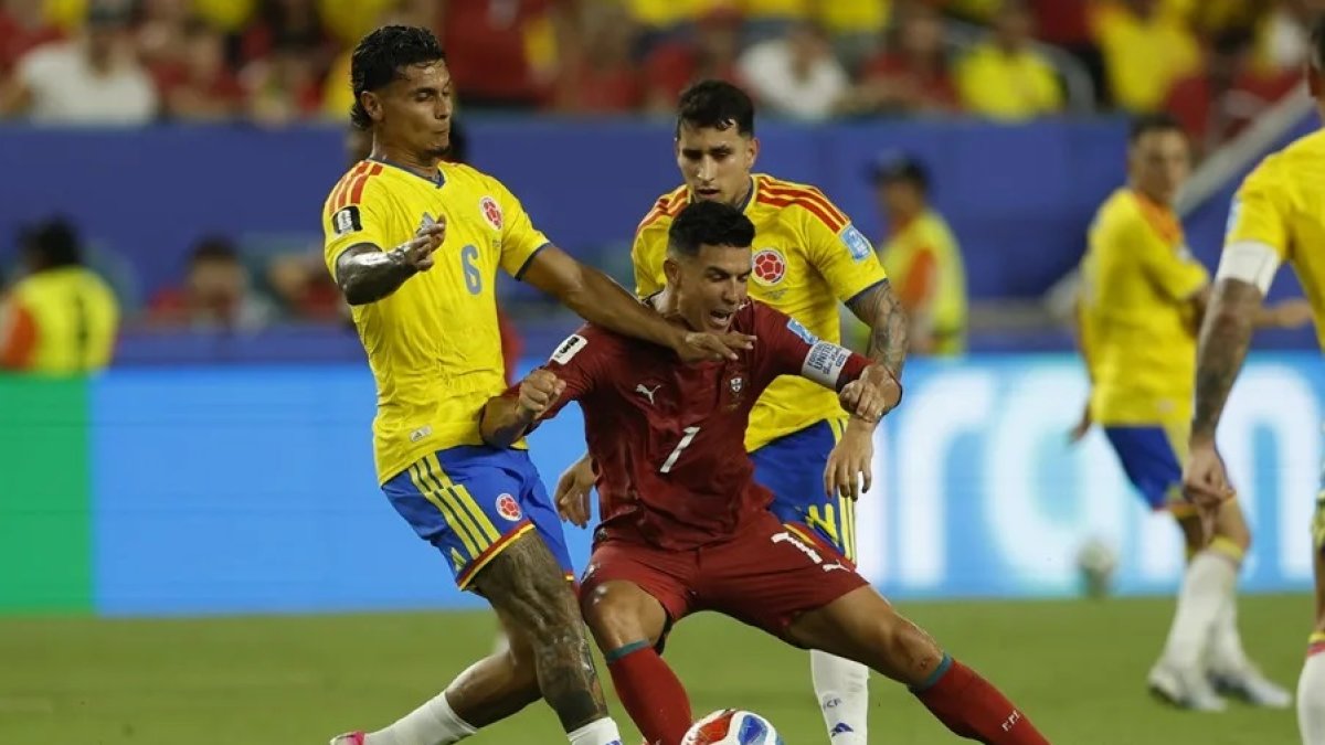 Colombia tuvo varios chances, pero Portugal aguantó y terminaron 0-0