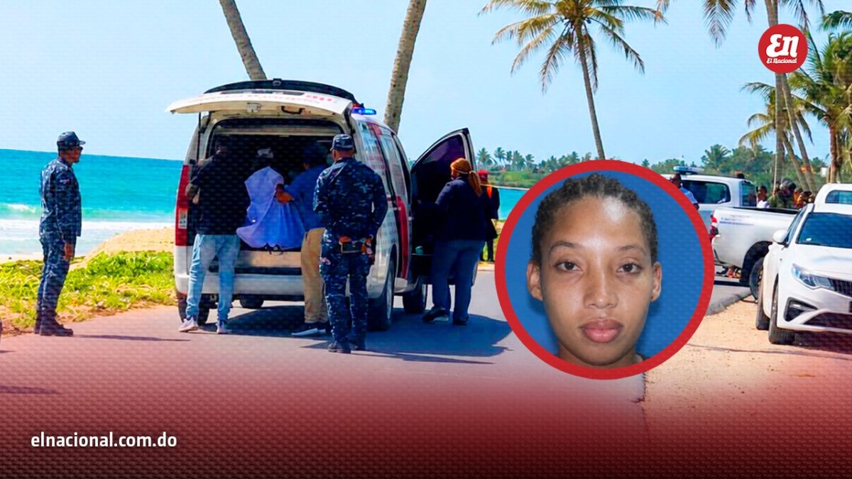 Giselle Jiménez fue asesinada a cuchilladas cuando se dirigía a su trabajo en el distrito municipal La Entrada, en María Trinidad Sánchez. La Policía y el Ministerio Público mantienen la búsqueda del principal sospechoso.