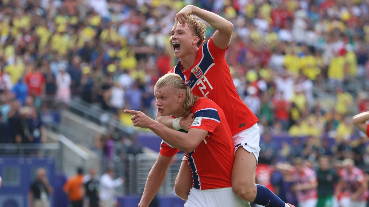 Haaland lidera a Noruega a los cuartos tras vencer 2-1 a Brasil