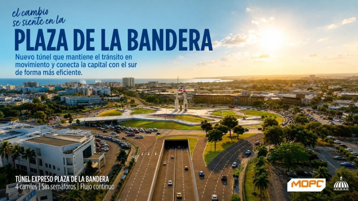 Inauguran túnel en Plaza Bandera para agilizar tránsito capitalino