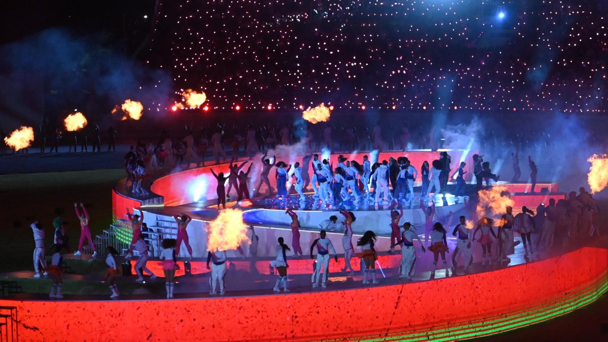 Show artístico en la inaguración de los Juegos Centroamericanos y del Caribe 2026
