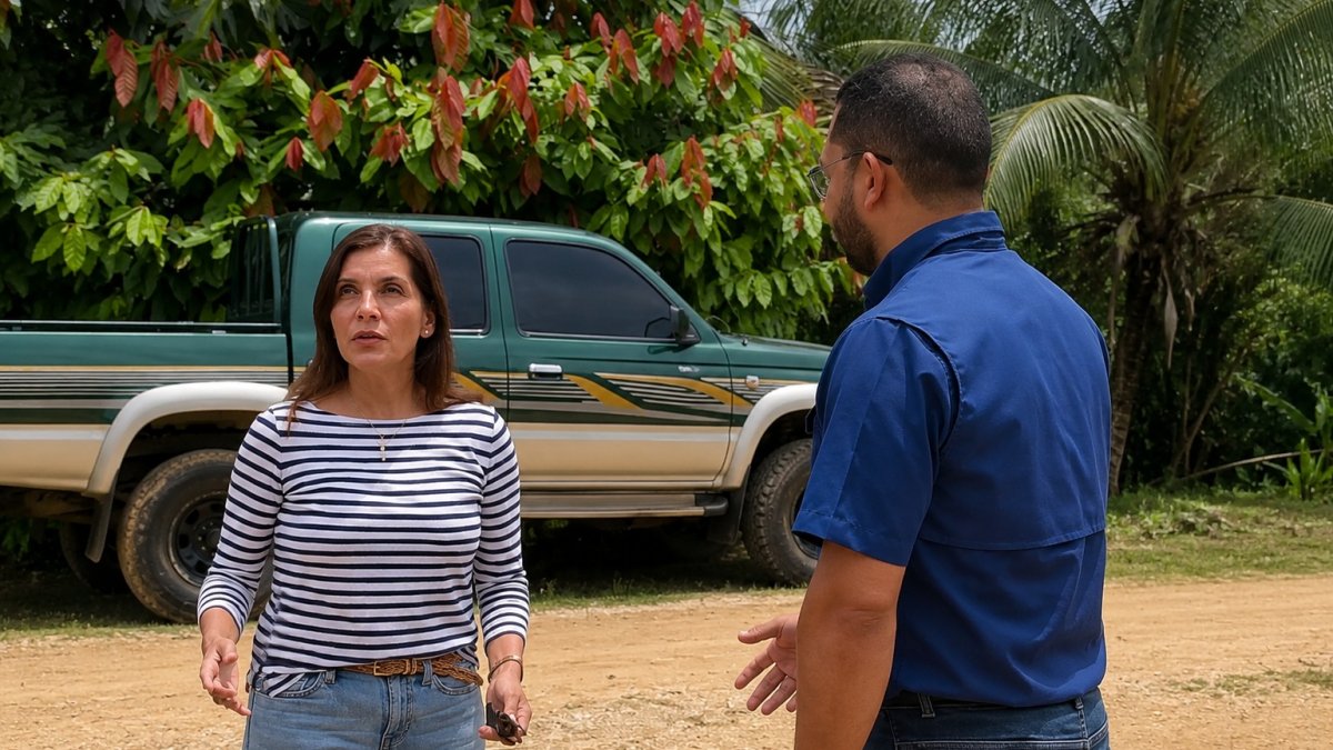 ¿Qué hacía la embajadora de Estados Unidos en Nagua el fin de semana?
