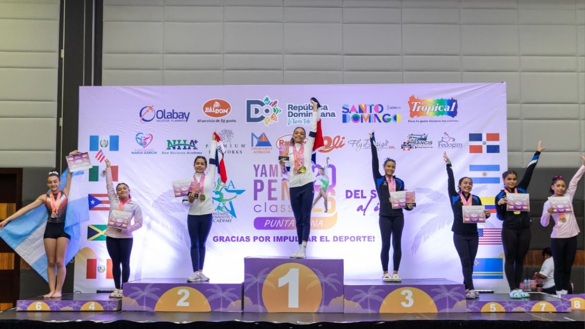 Liz Núñez gana oro en gimnasia en torneo internacional de Punta Cana