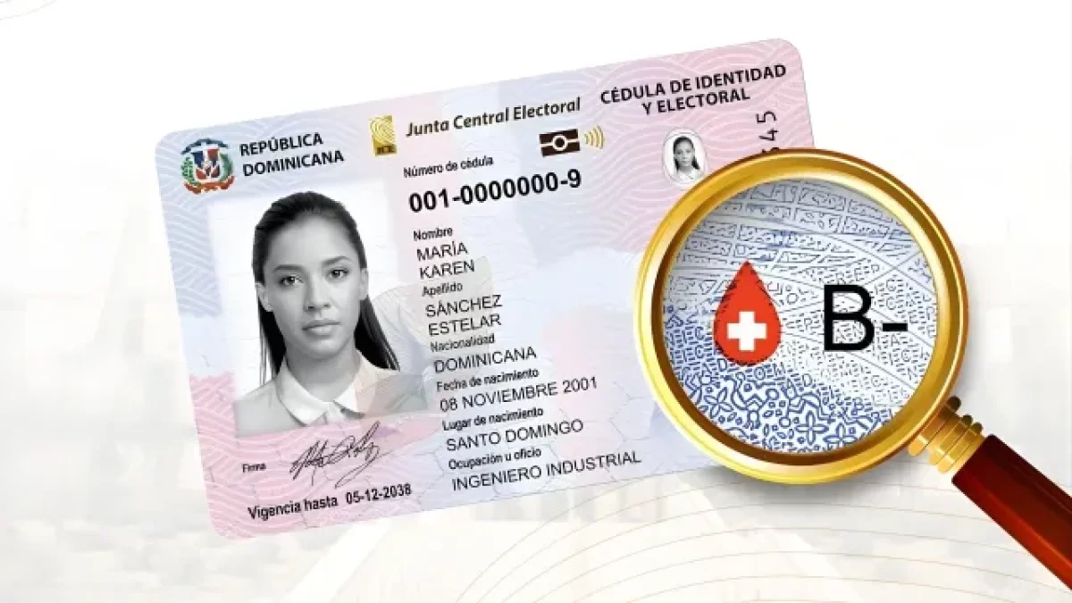 Nueva cédula de identidad y electoral.
