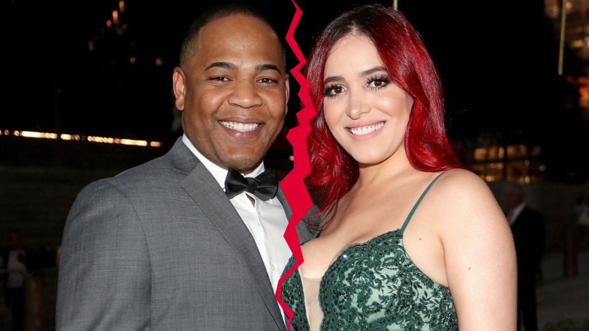 Edwin Encarnación y Karen Yapoort.