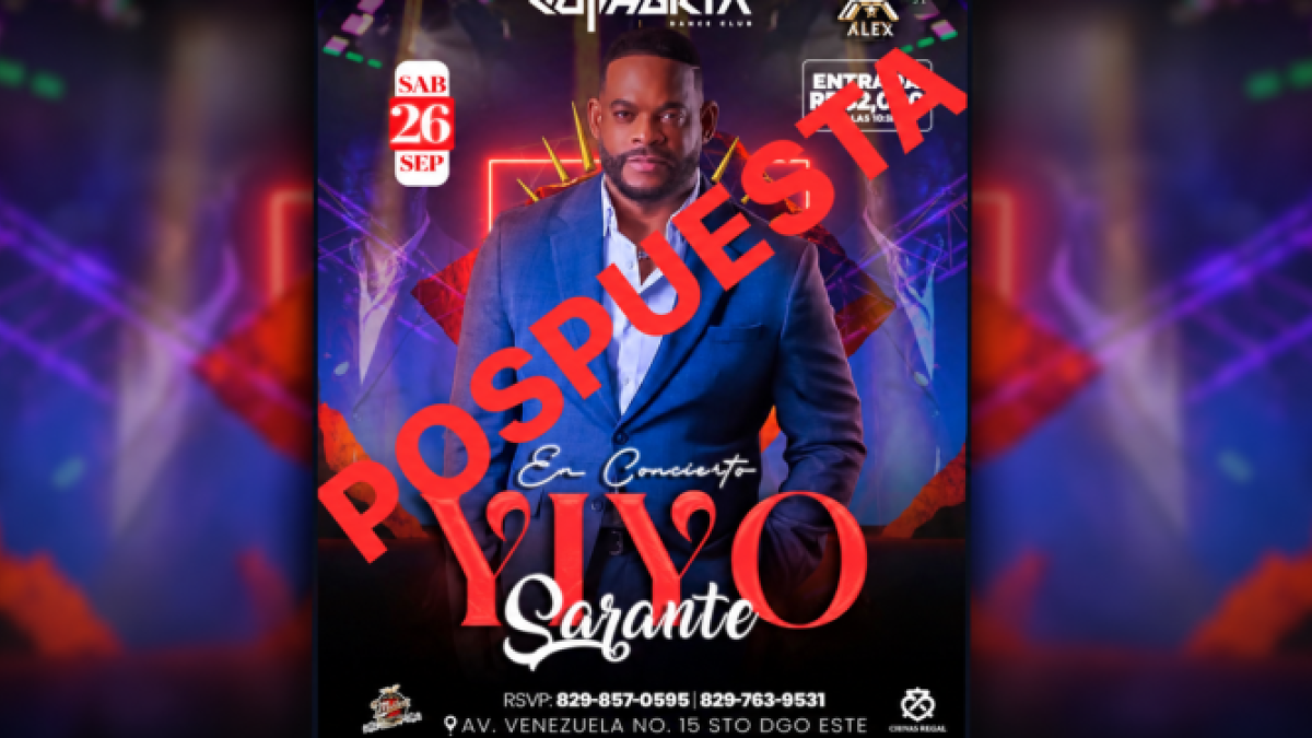 El salsero Yiyo Sarante.