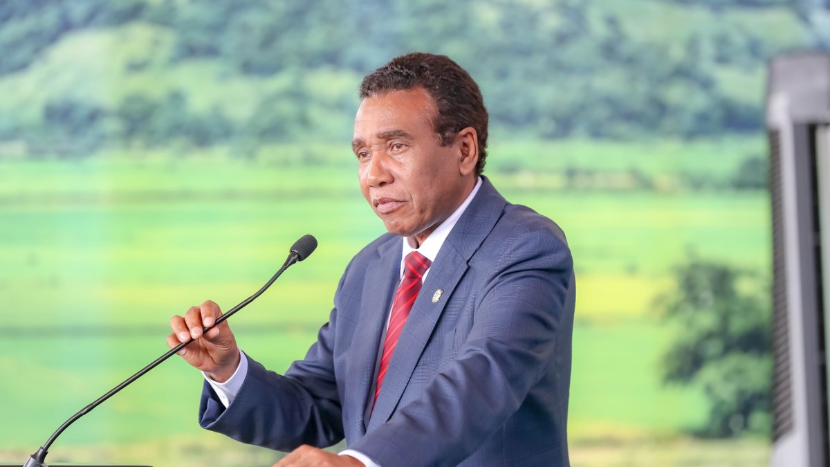 Félix Bautista habla durante la sesión de este martes celebrada en Bonao