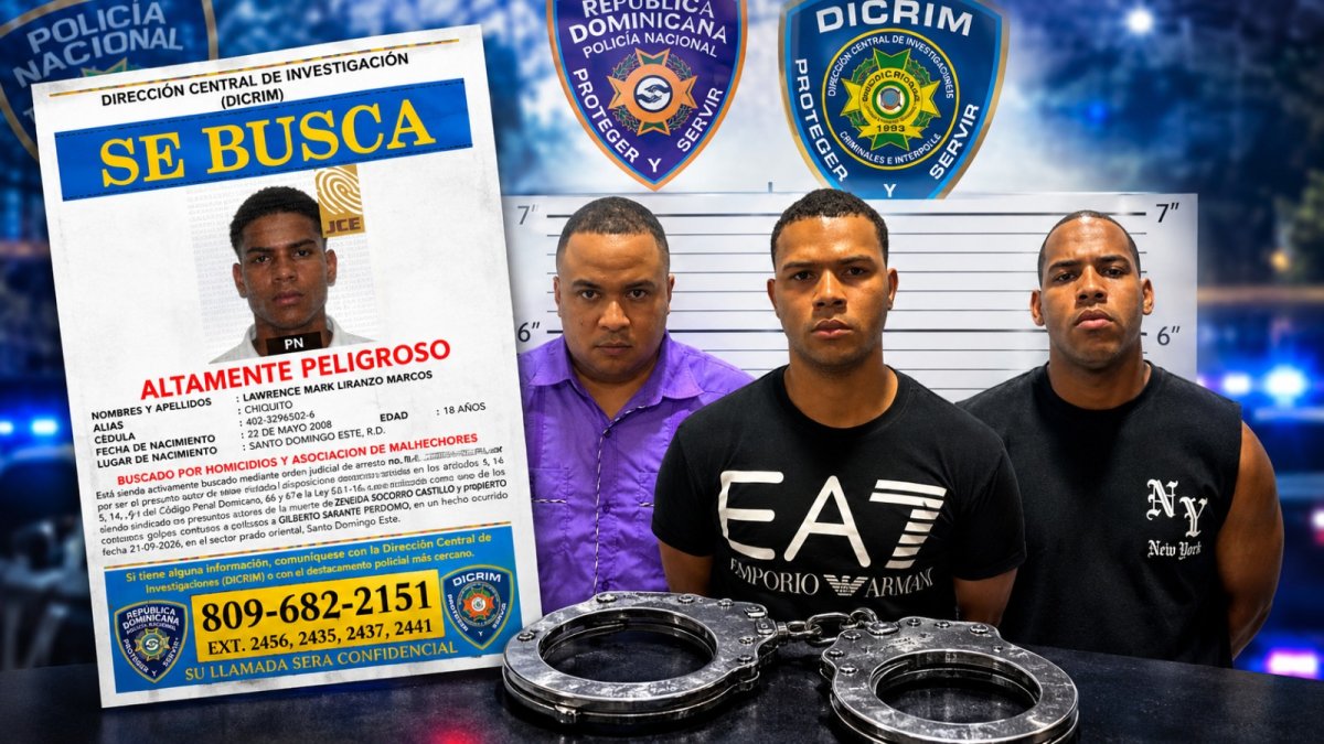 Hay tres detenidos y uno prófugo.