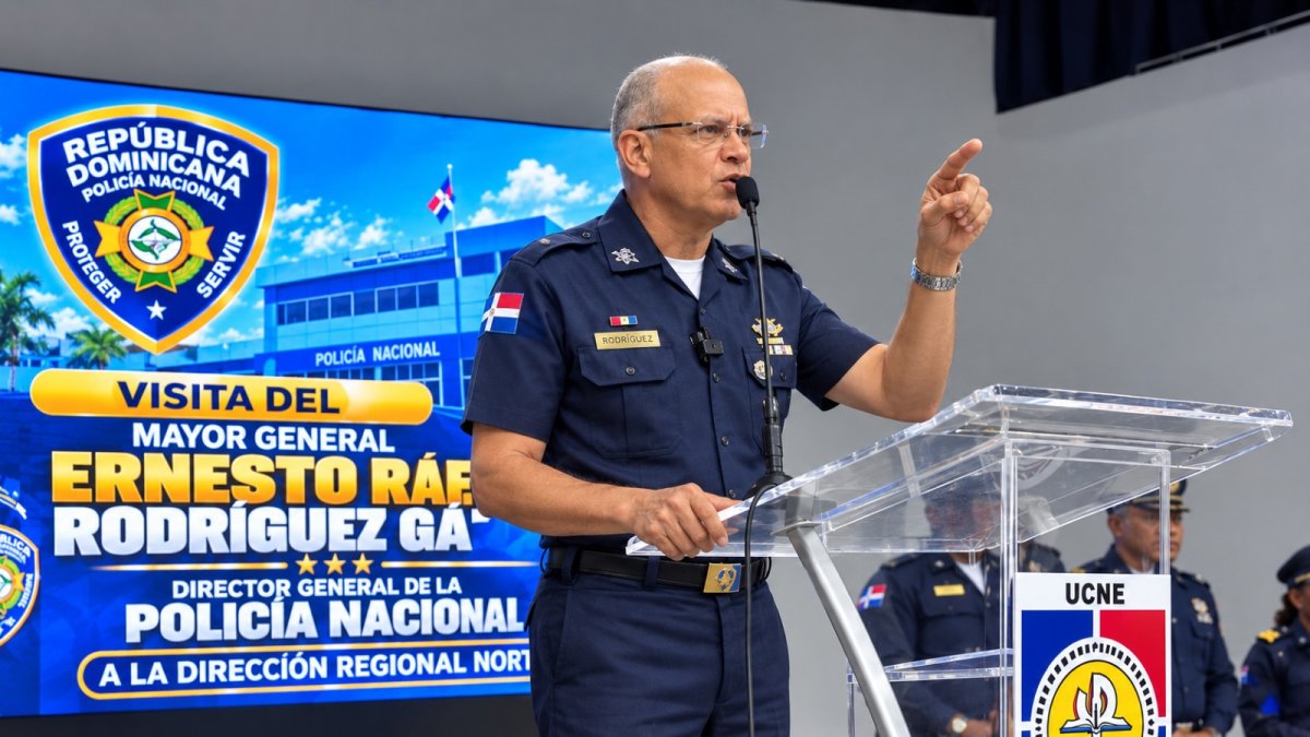 Ernesto Rafael Rodríguez García, director de la PN