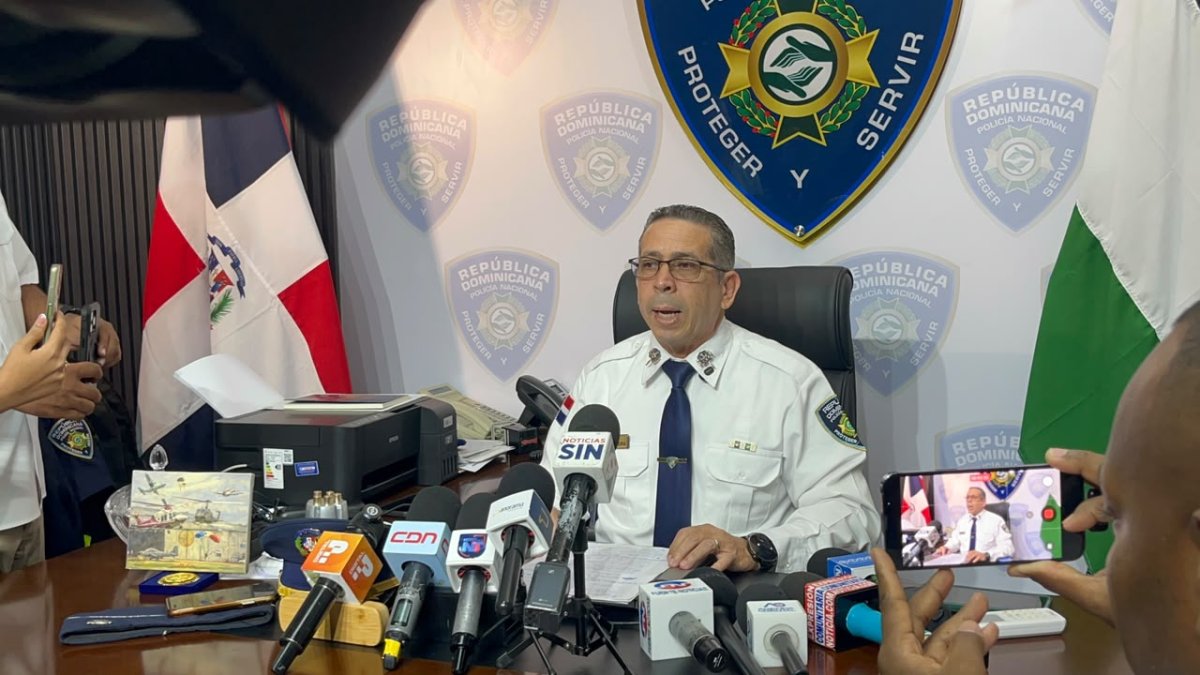 El vocero de la Policía, coronel Diego Pesqueira