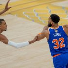 El dominicano Karl Anthony Towns fue el más destacado en la victoria de los Knicks.