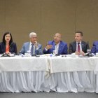 Los presidentes de ambas cámaras participaron en el inicio de los trabajos de estudios de modificación.