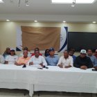 Representantes de las organizaciones convocantes a la protesta