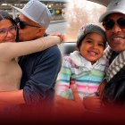Ana Beatriz junto a su padre el merenguero Rubby Pérez