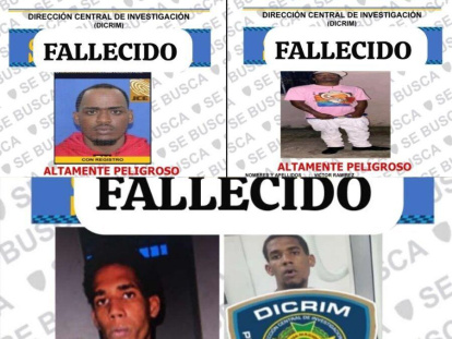 Cuatro presuntos miembros de banda mueren tras enfrentamiento con la Policía en SDE