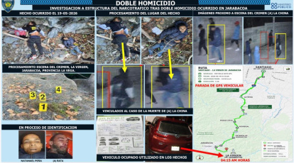 Escena donde fueron hallados dos hombres muertos en Jarabacoa