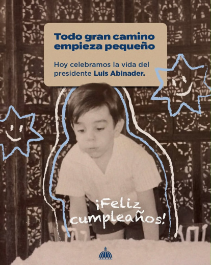 Felicitaciones de la Presidencia de la República a Luis Abinader
