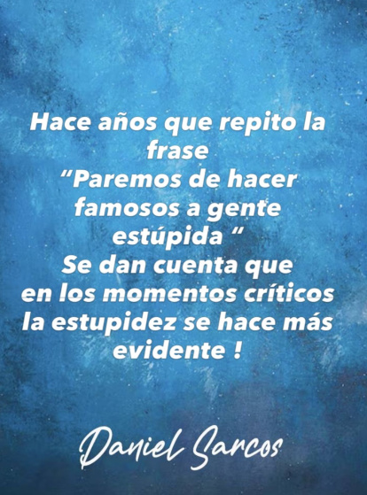 Paremos de hacer famosos a gente estúpida