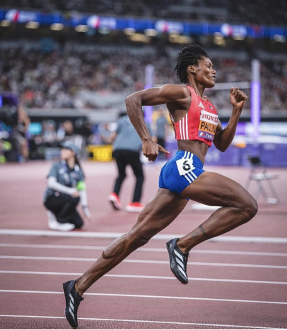 La atleta dominicana de 400 metros Marileidy Paulino.