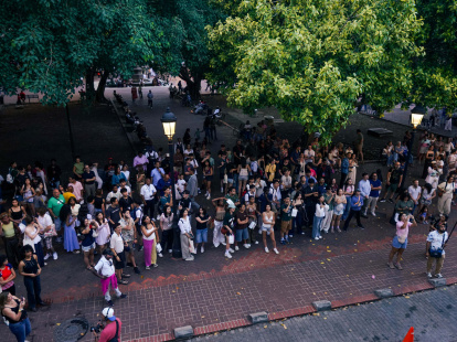Los visitantes de la Ciudad Colonial disfrutaron intervenciones musicales sorpresa