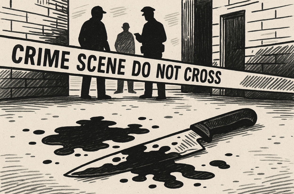 Imágenes generadas por IA de la escena de un crimen