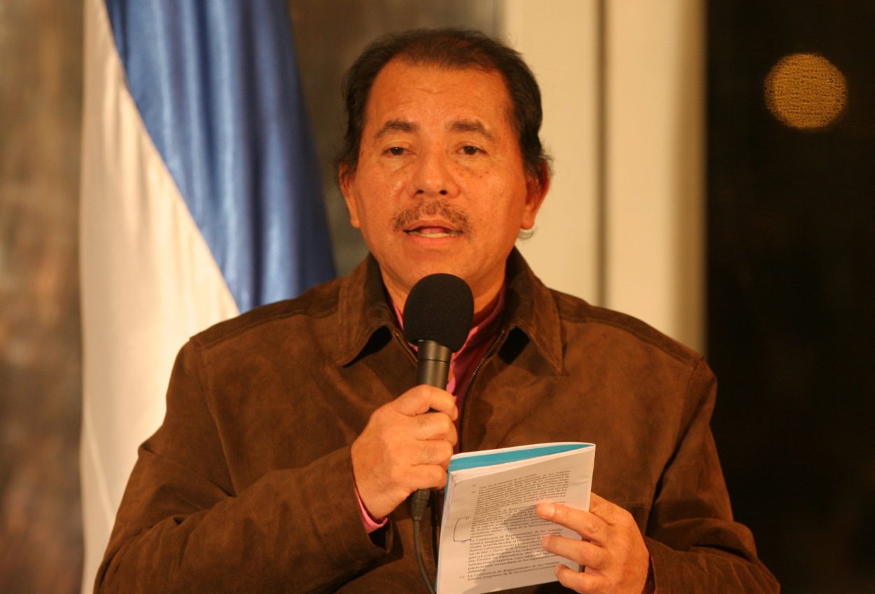 Daniel Ortega. /Foto AFP/Miguel Álvarez.