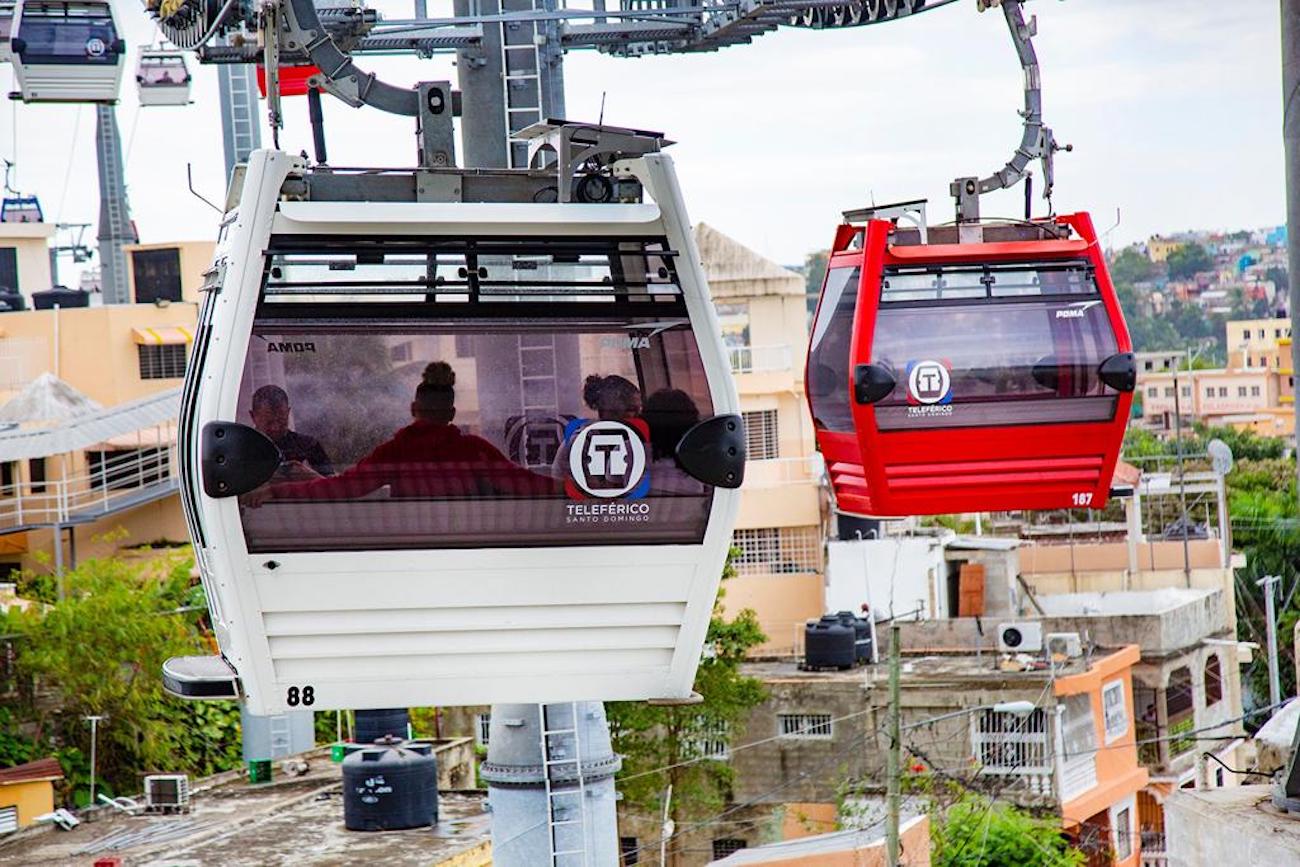 Suspenden servicio de teleférico de Santo Domingo por tormenta Franklin