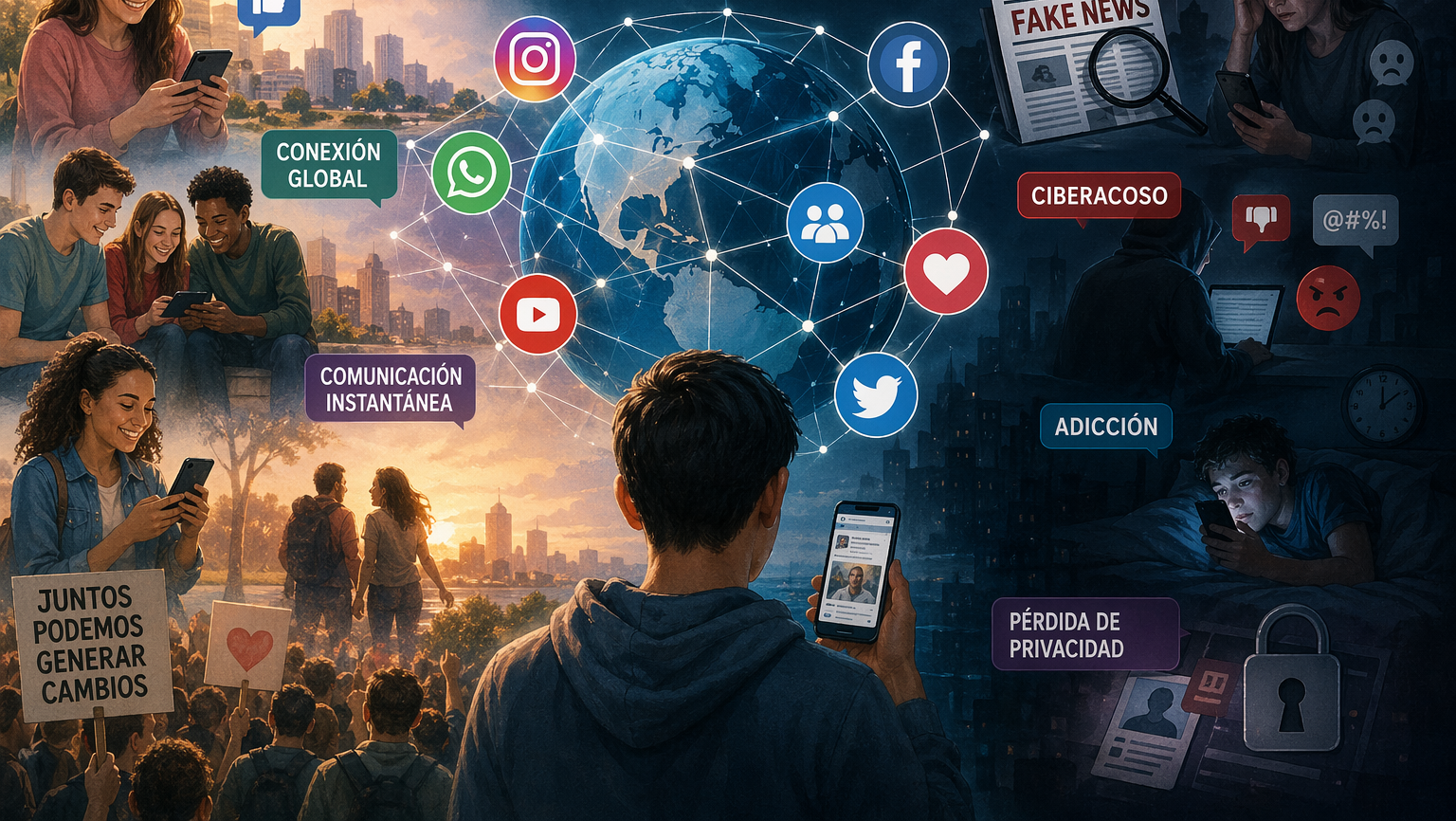El impacto de las redes sociales en lacomunicación
