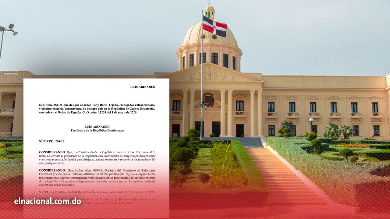 Tony Raful fue nombrado embajador en Guinea Ecuatorial
