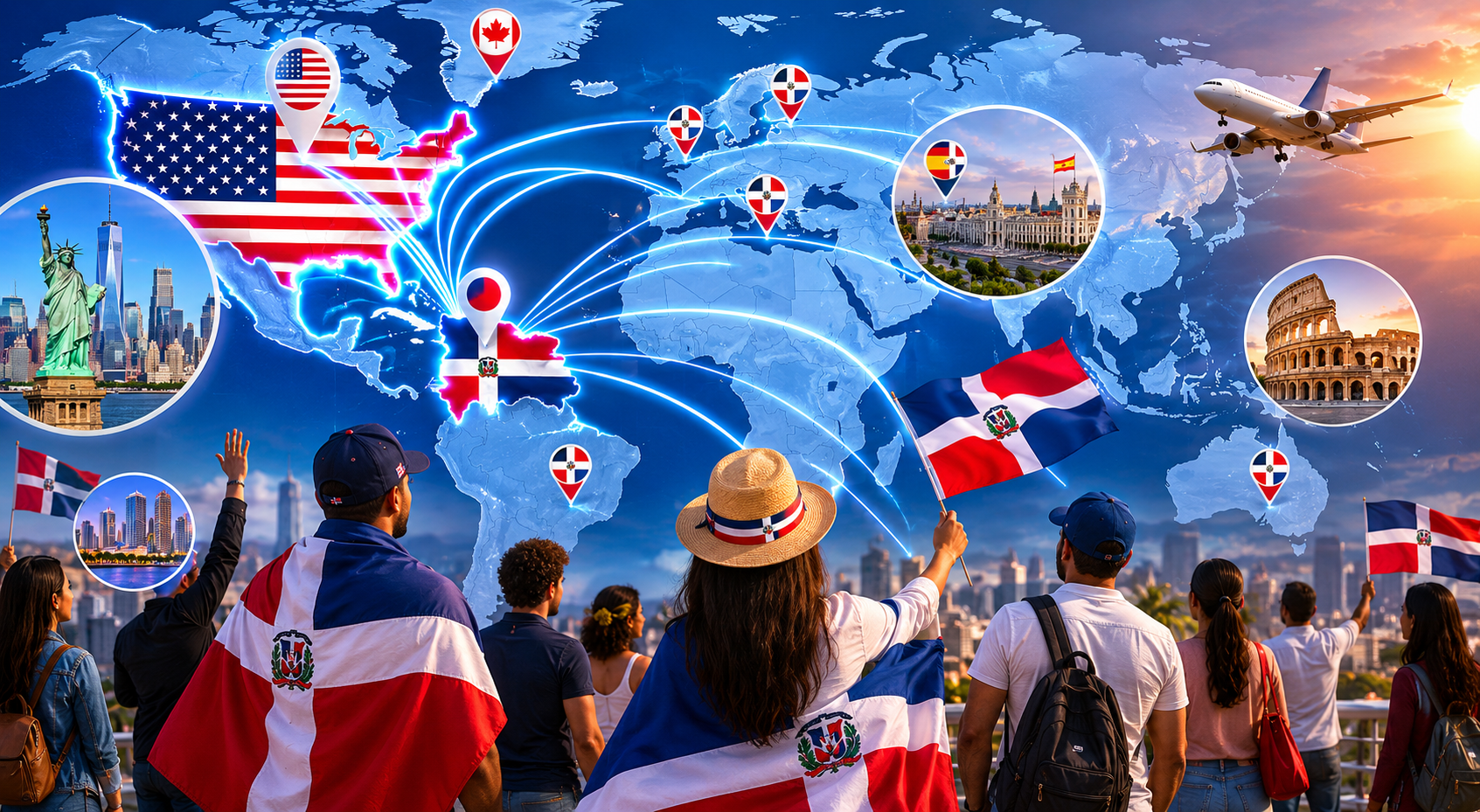 La mayoría de los inmigrantes dominicanos viven en Estados Unidos
