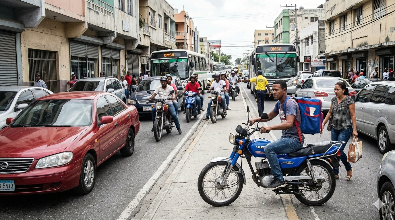 Los vehículos motorizados han causado un gran caos en el sistema de transporte del país.