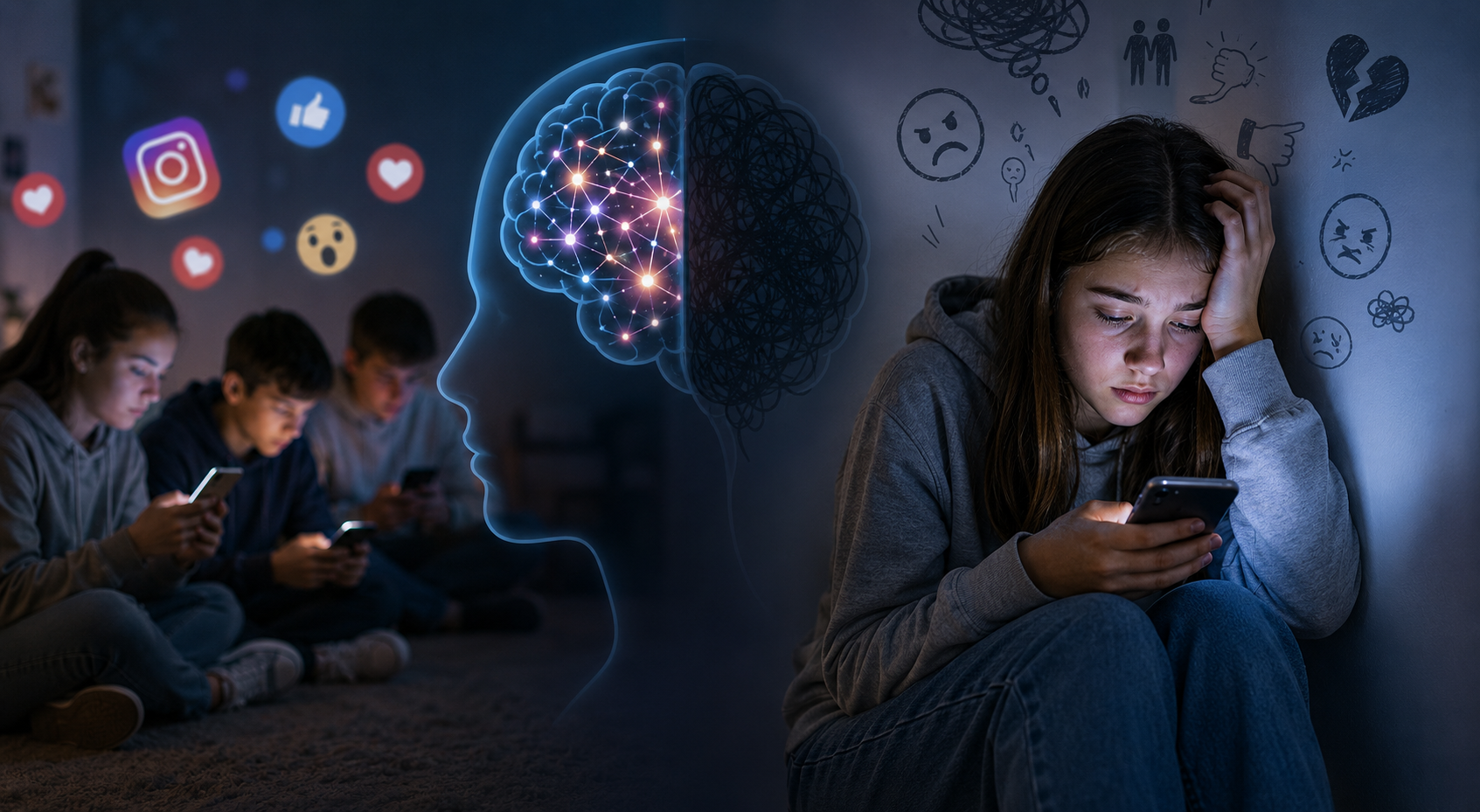Redes sociales representarían riesgos graves para la salud juvenil